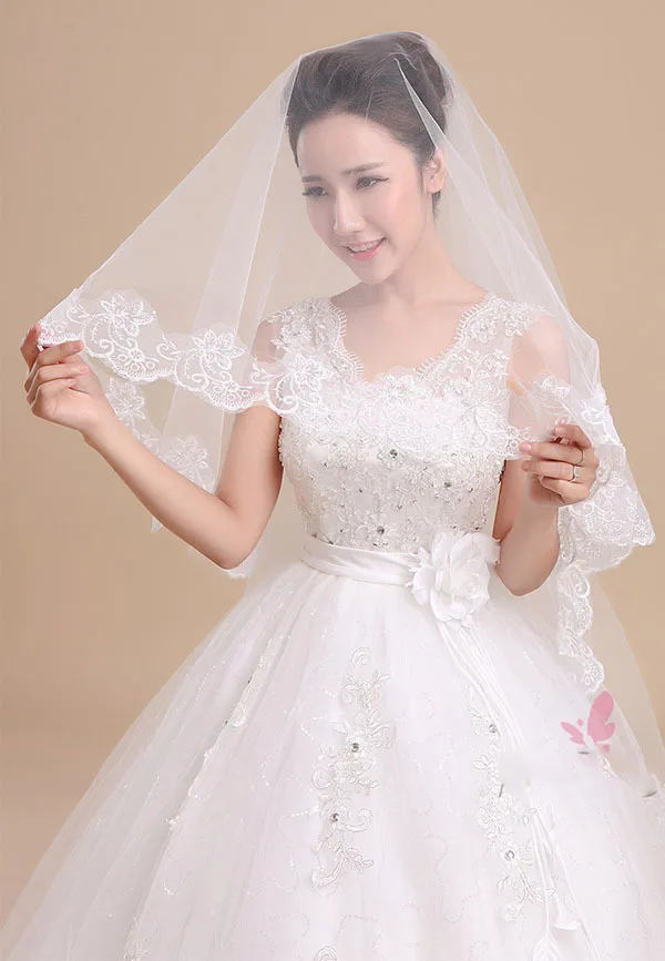 Фата свадебная Длинная с цветами 3/5/10 м|veil bridal|veils for bridelong veil |