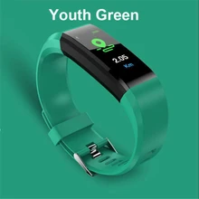 Смарт-браслет часы спортивный шагомер ID115 плюс OLED экран фитнес-бег трекер ходьбы сердечного ритма шагомер смарт-браслет