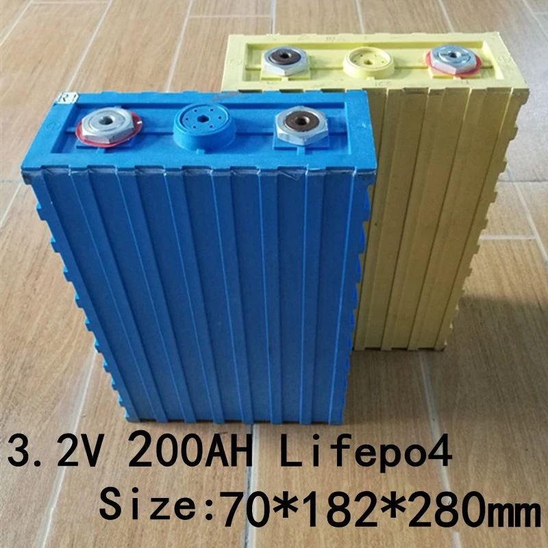 

36pcs Lifepo4 3.2V 200AH Lithium Batetry 3C 600A Deep Cycle for 115V 84V 400ah Solar UPS Energy Storage Subwoofer Boat Inverter