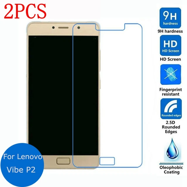 

2PCS Original Tempered Glass For Lenovo Vibe P2 Screen Protector protective film For Lenovo P2 P2a42 Glass