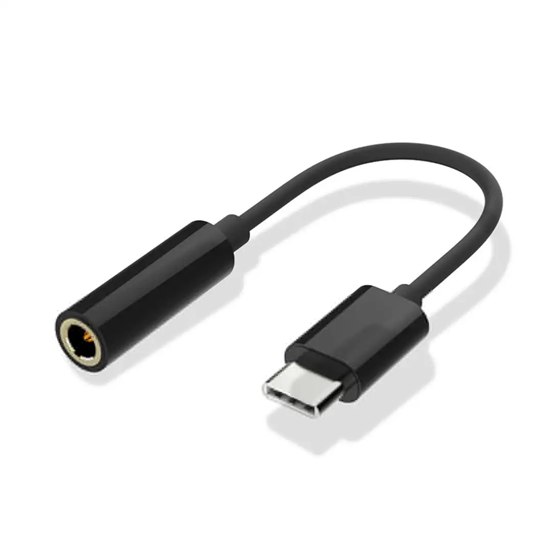 

Type-C to 3.5mm Earphone cable Adapter usb 3.1 Type C USB-C male to 3.5 AUX audio female Jack for Xiaomi Mi 6 8 9 audio cable