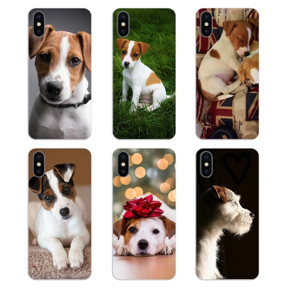 Silicone Phone Shell Cover For Apple iPhone 4 4S 5 5S 5C SE 6 6S 7 8 X XR XS Plus MAX Jack Russell Terrier Dog Pup Puppy |