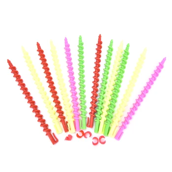 

26PCS Plastic Styling Hair Rollers Curler Magic Spiral Perm Rod Bars Salon Hairdressing Tools Baber Rotating Screw