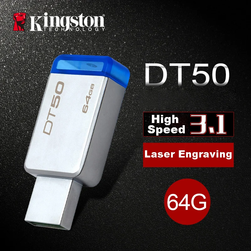 

Kingston USB Flash Drive USB 3.0 Pendrive 64GB USB 3.1 Flash Memoria Metal Pen Drive Memory Stick cle usb 64gb Pendrive U Disk
