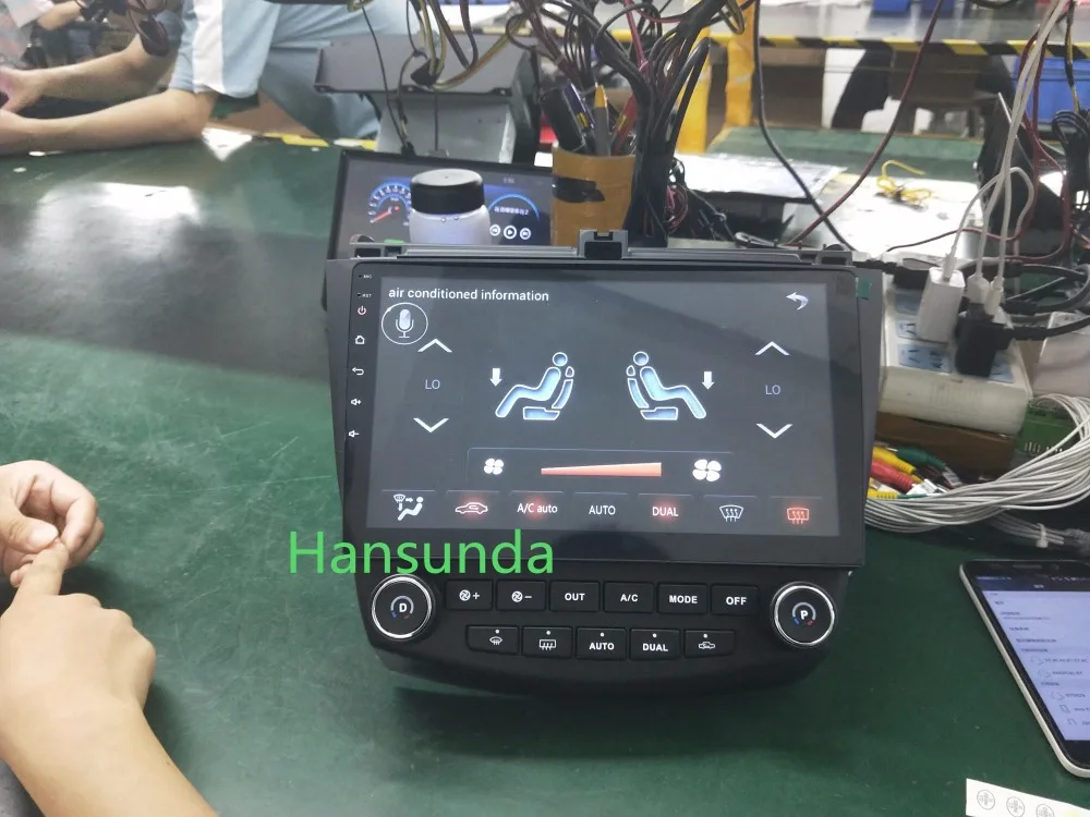 Top Android 7.1 Car DVD Radio for Honda Accord 7 2004 2005 2006 with GPS/wifi/map/AC/3G/4G/RDS 7