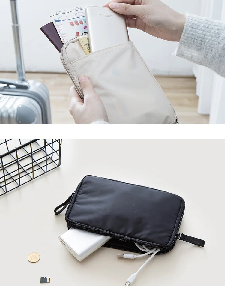 RFID-Blocking-Passport-Documents-Storage-Bag-Travel-Credit-Card-ID-Card-Cover-Cash-Organizer-Holder-with-Hand-Strap-2019-New_06