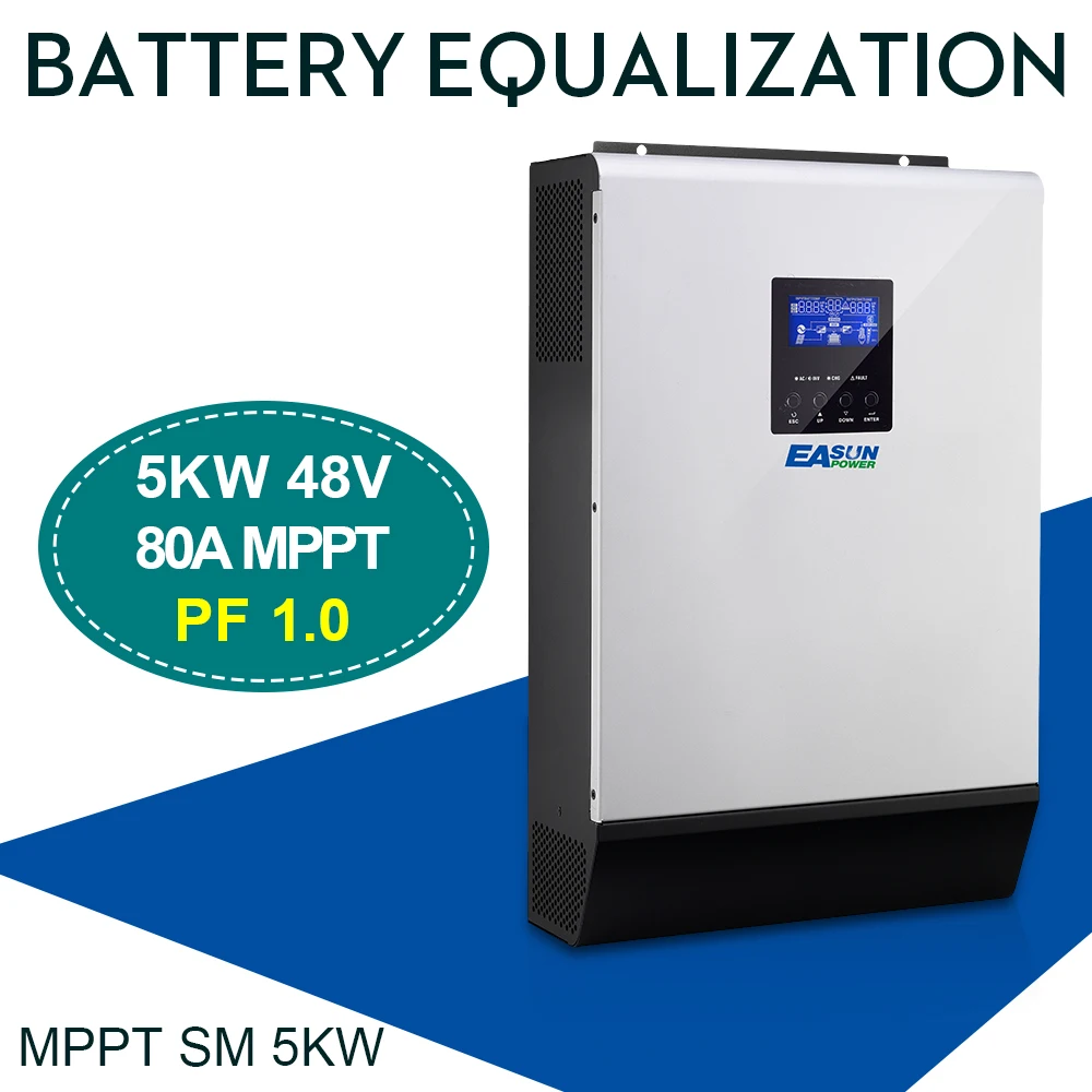 5000W Solar Inverter 80A MPPT Off Grid Inverter 48V 220V Hybrid