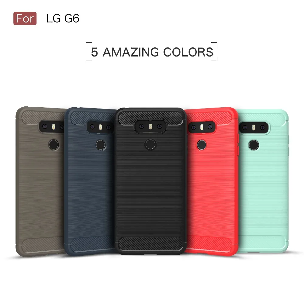 Для LG G6 Броня телефон чехол из ТПУ ударопрочный двойной протектор задняя крышка