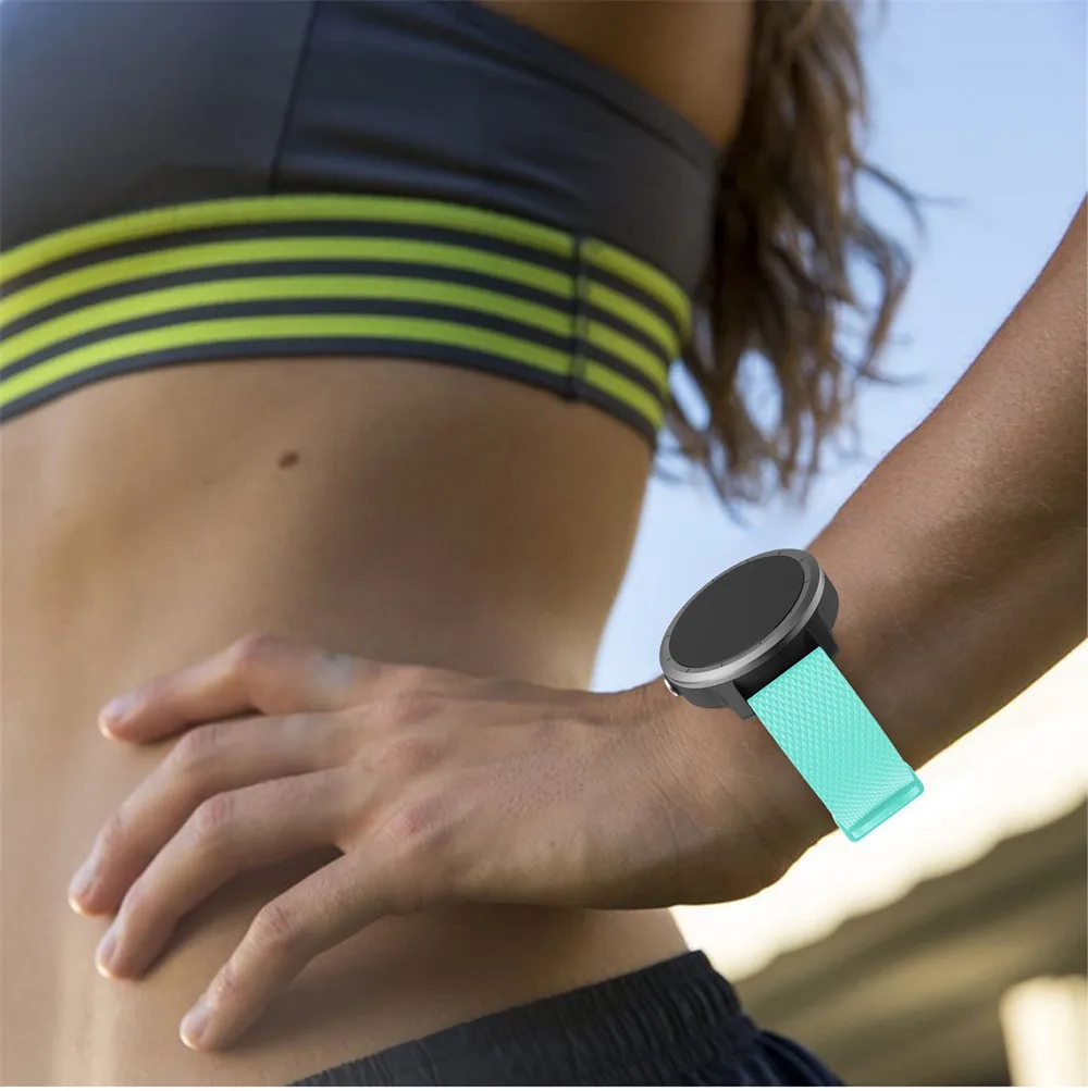 Мягкий силиконовый сменный спортивный ремешок для Garmin Vivoactive 3 SmartWatch Watachband