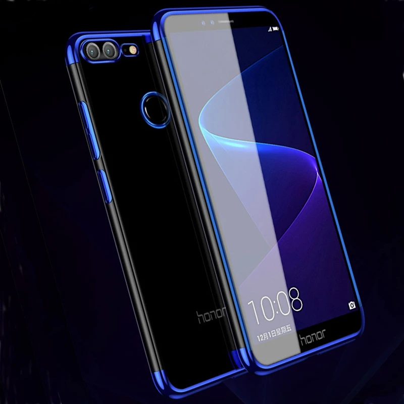 

Huawei Honor 9 9 10 Lite Case Cover Ultra-thin Soft Silicone Silm Plating TPU Back Cover For Huawei HonorV9 V10 Case Phone Coque