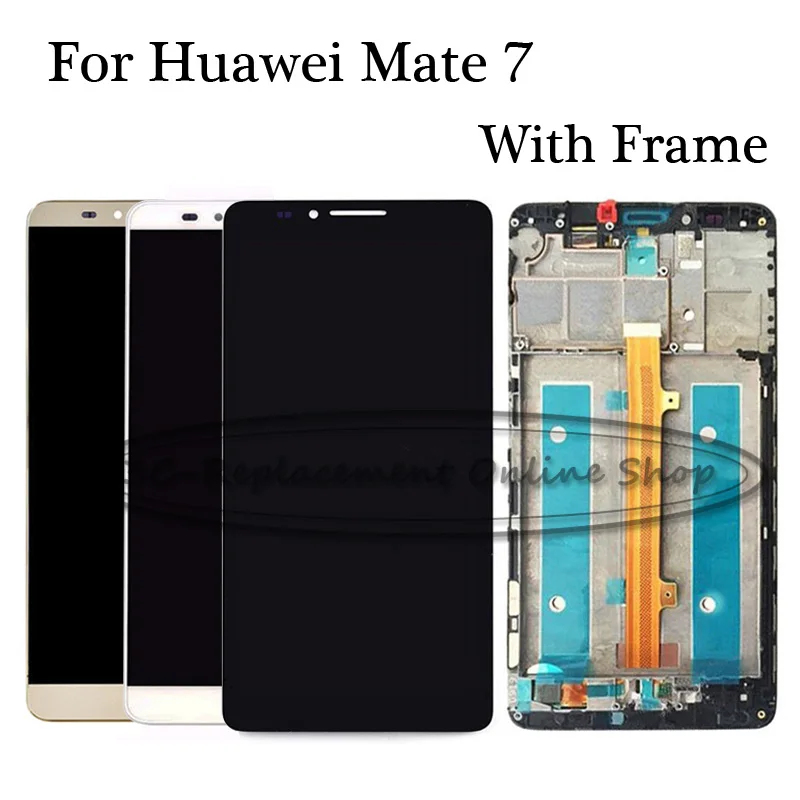 Для Huawei Mate 7 Mate7 MT7 MT7-TL10 MT7-TL00 MT7-UL00 MT7-L09 MT7-CL00 ЖК-дисплей + цифровой преобразователь