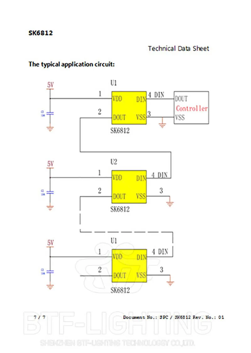 SK6812 5050/3535 RGB SMD(аналогично WS2812B) индивидуально адресуемый цифровой полноцветный светодиодный чип пикселей DC5V 10~ 1000 шт