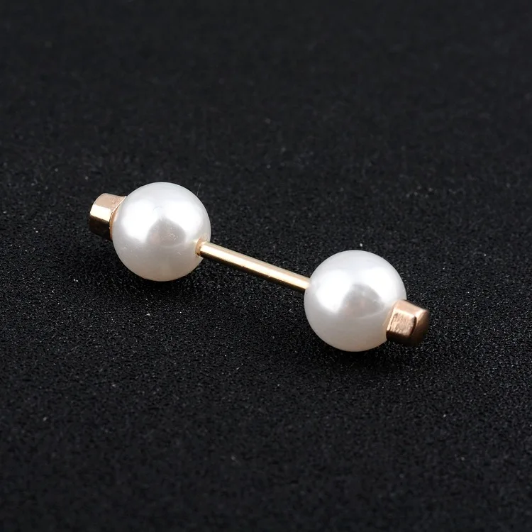 

New personality double ball removable brooch screw adjustable clothing accessories for women jewelry hot sale