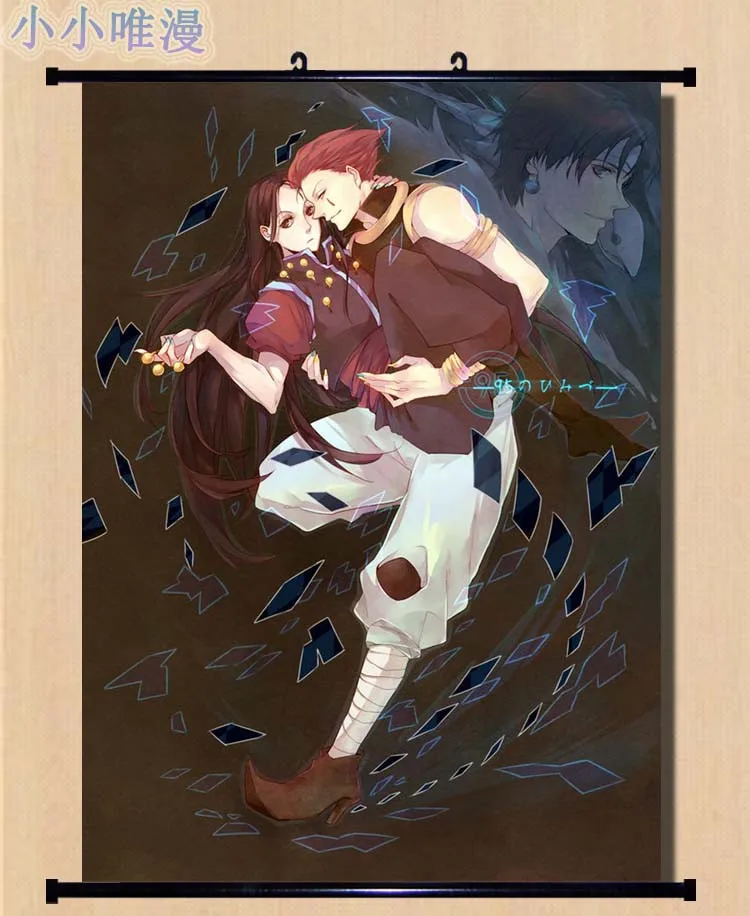 Японский Аниме Охотник х персонажи Hisoka & Illumi Zoldyck Kalluto домашний Декор стены
