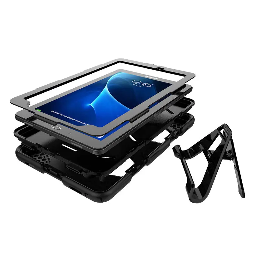 Армированный чехол с подставкой принципиально для Samsung Galaxy Tab A A6 10,1 P580 P585 чехол Крышка для планшета противоударный Heavy Duty Стенд повесить Shell