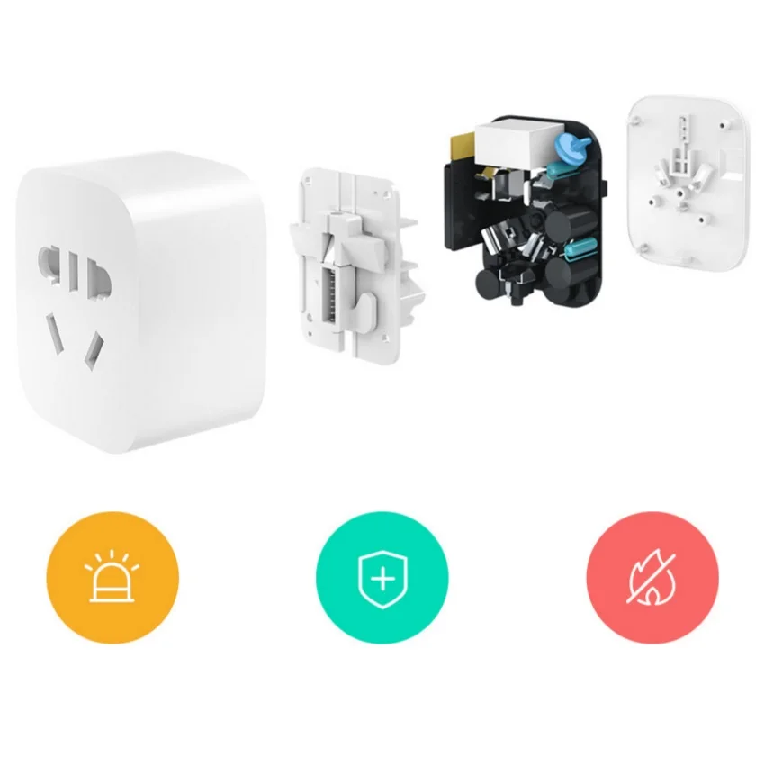 Goede Originele Xiao mi smart Socket Xiao Mi smart plug Wifi Draadloze Plug Wifi Socket Eu Controle MET Telefoon Mi Thuis APP intelligente Plug