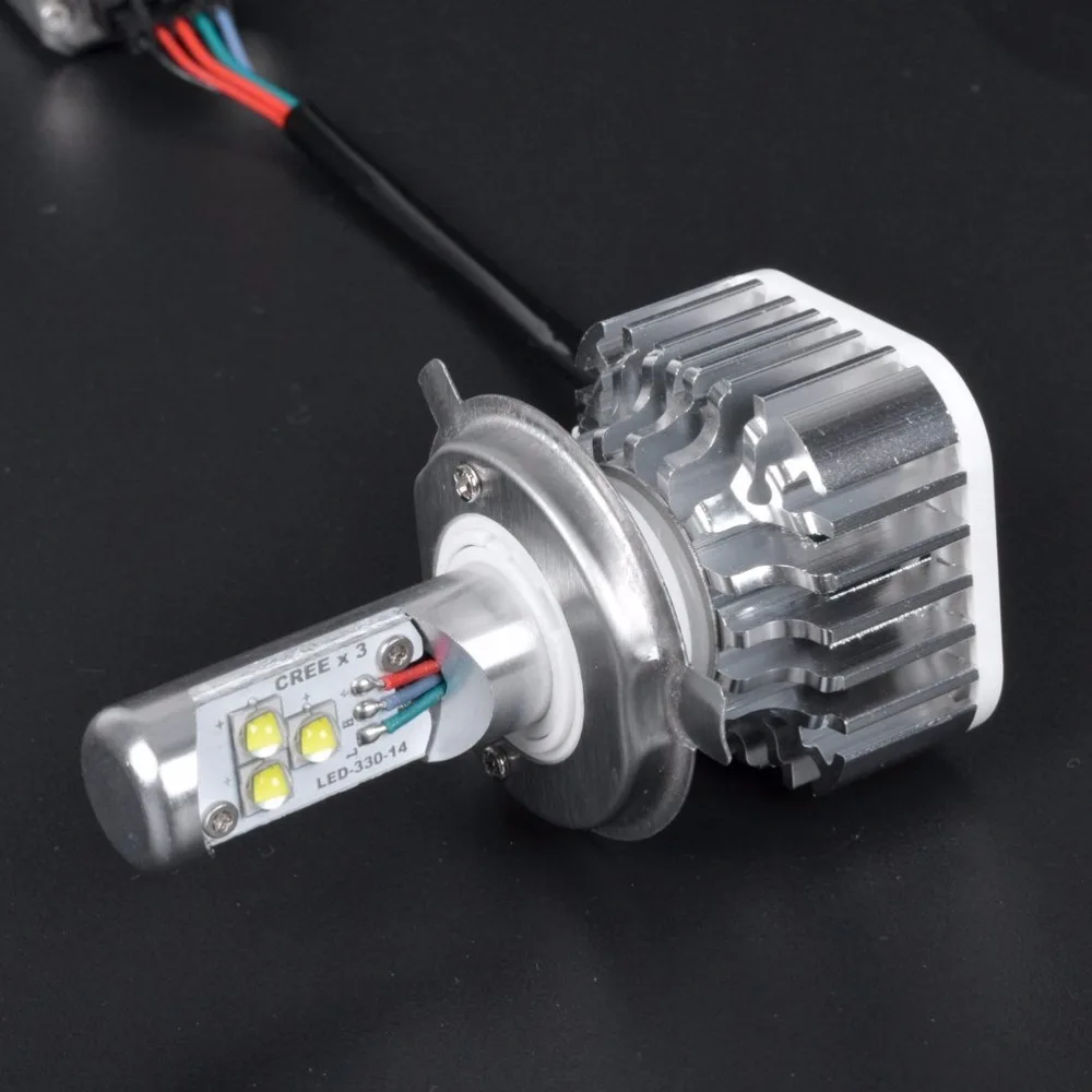 

High Power 30W 3000LM 6000K H4 9003 HB2 XM-L2 Chipcree LED Motorcycle High Low Beam Head Light Lamp Bulb 8z1561