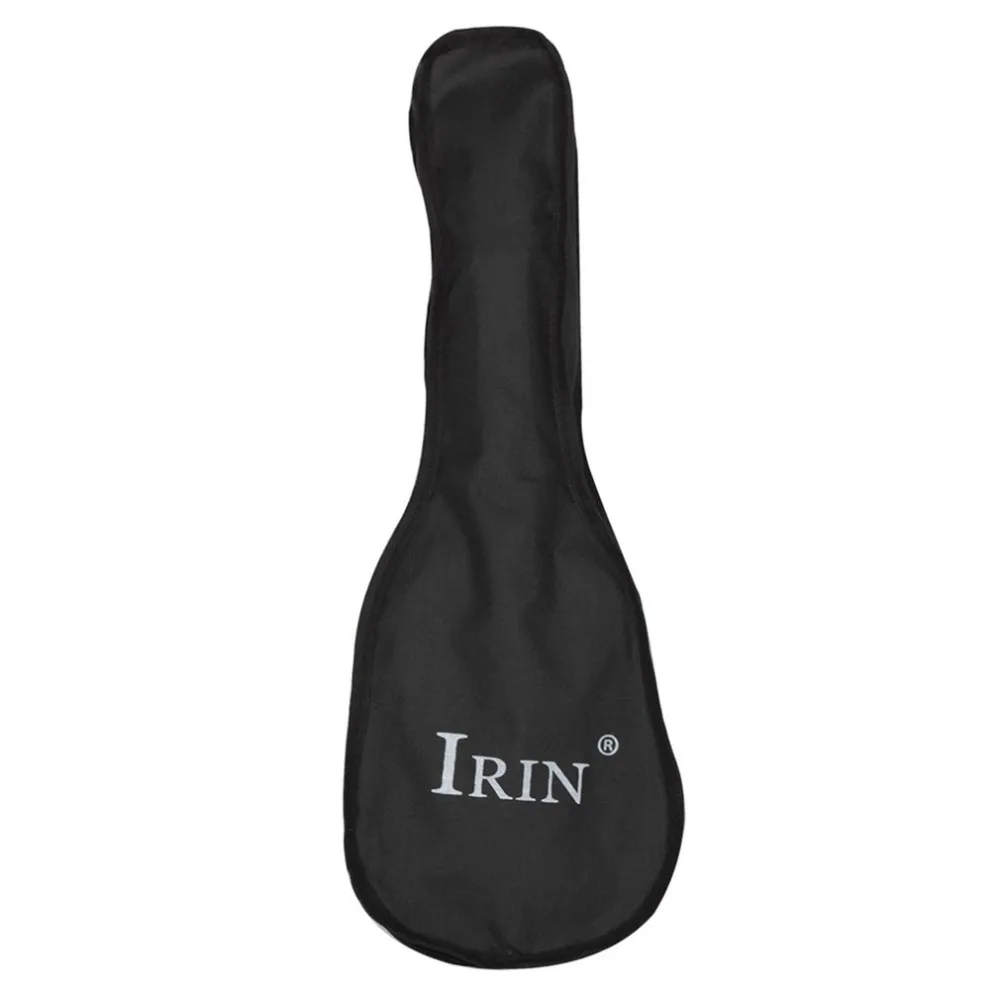 IRIN 21 23 26 Inch Black Portable Ukulele Bag Soft Case Monolayer Bag Single Shoulder Backpack Padded