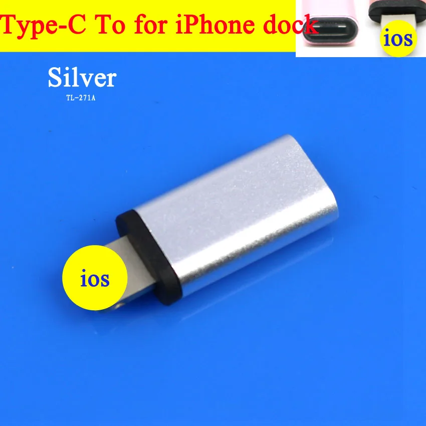 Адаптер cltgxdd Type C для док станции iPhone конвертер данных зарядки X 8 7 6 xiaomi redmi 4x5 plus c