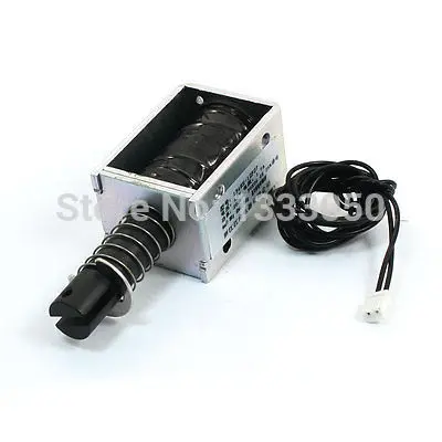 

DC12V 20.57W Linear Pull Type Solenoid Electromagnet 4mm 700g 12mm 600g