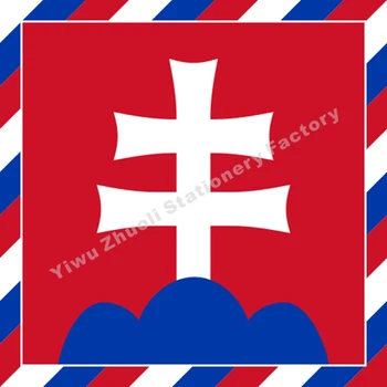 

Slovakia President Flag 120X120cm (4x4FT) 120g 100D Polyester Double Stitched High Quality Free Shipping