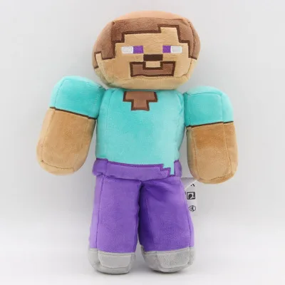 Minecraft plush toy Alex Pig Zombie ZombiePigman cow Stuffed toy doll Christmas presents for children's