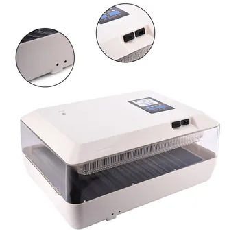 

2017 High Quality 60 Eggs Automatic Turning Double Power Bank Egg Incubator Chicken Automatic Egg Incubator Birds Quail