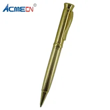 Шариковая ручка ACMECN с резным дизайном, роскошная Выдвижная шариковая ручка с закручивающимся покрытием, металлические золотые ручки 1,0 мм, шариковая ручка унисекс