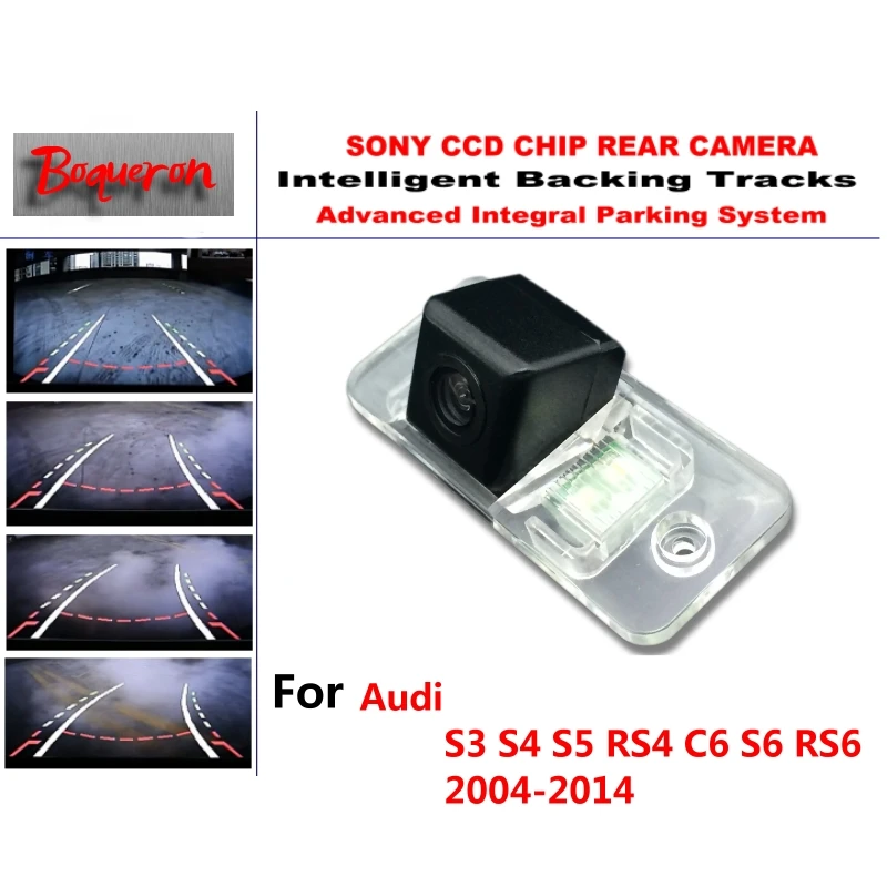 Камера заднего вида для Audi S3 S4 S5 RS4 C6 S6 RS6 2004 2015 CCD|rear view camera|rear camera viewrear parking |