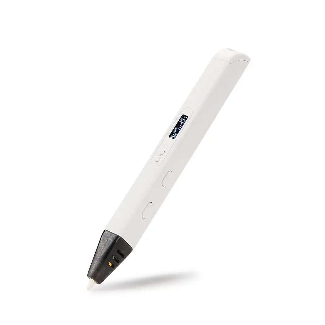 

Printing Pen Smart Painting Pen DIY 3D 130-240 adjustable Educational Toy 45g White, Blue US Type Pen