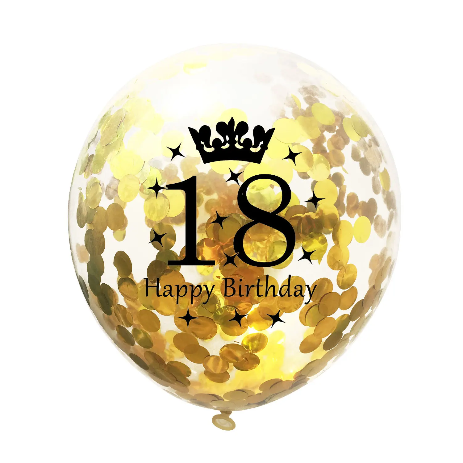 10pcs/lot Happy Birthday Balloon Birthday Number Balloons 30 40 50 60 Latex Balloons Wedding Anniversary Decor Birthday Supplies - Цвет: Gold-18