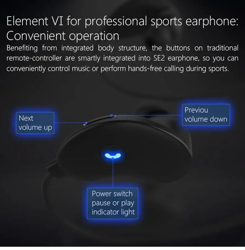 JAKCOM SE2 Wireless professional sports Bluetooth Earphone IP55 waterproof stereo earphone With MIC for Andrion IOS Mobile Phone7