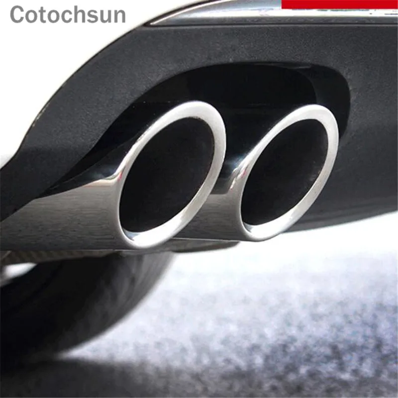 2pcs/set Car Exhaust pipe covers Car styling Silencer Case for