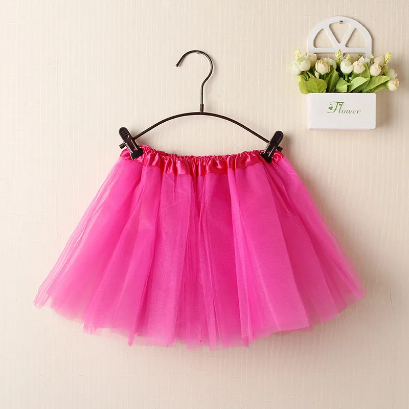 Новинка года; модная пышная шифоновая юбка 12 цветов для маленьких девочек; Танцевальная юбка-пачка принцессы для девочек; вечерние фатиновые юбки; - Цвет: Kid Plum Purple