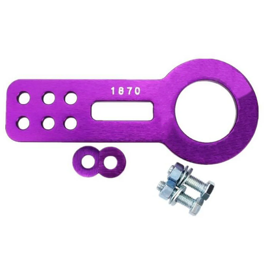

Car Modification Universal Trailer Hook Racing Trailer Hook Aluminum Alloy Front Tow Hook