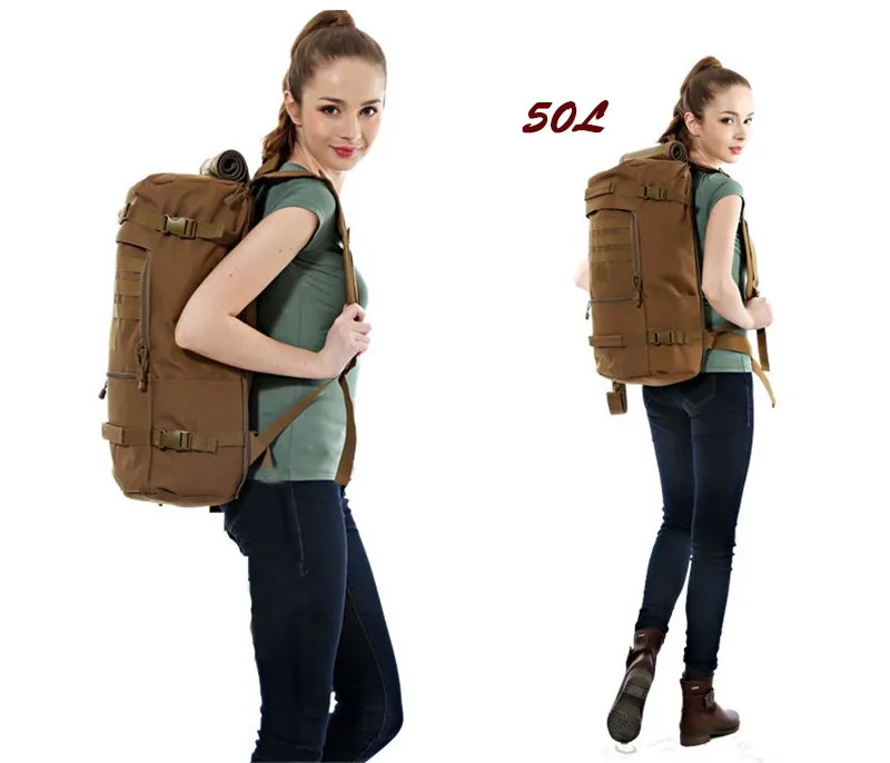 60 л, водонепроницаемая нейлоновая сумка, рюкзак для мужчин, военная, деловая, большая емкость, для путешествий, лучший рюкзак, повседневные, женские сумки на плечо