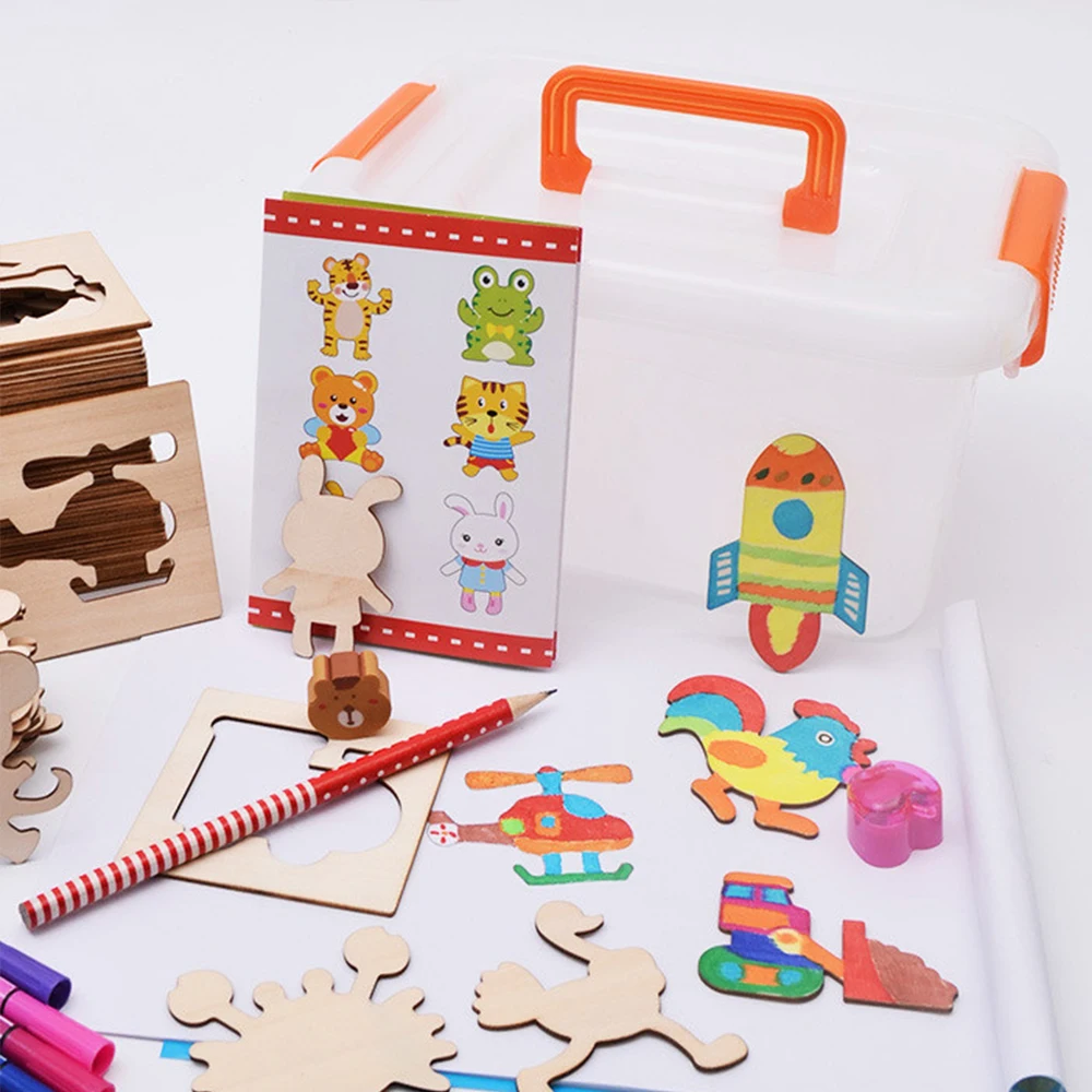 

100Pcs Baby Kids Toys Drawing Toy Coloring Board Children Creative Doodles Early Learning Education Toy Boy Girl Learn Draw Tool