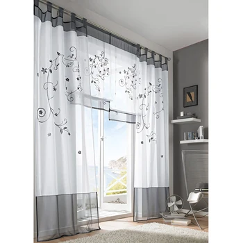 

2019 Curtains Dormitorio Embroidered For Living Room Bedroom Tulle For Windows Children Fabrics Textiles For Home Read Made
