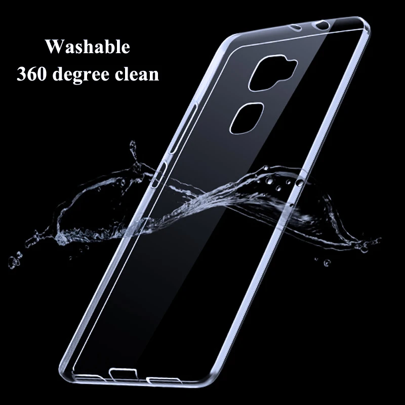 Ультратонкий Мягкий ТПУ прозрачный чехол для телефона задняя крышка Huawei P9 lite P10
