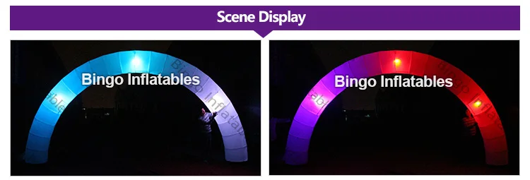 Бесплатная доставка 6X3 м светодиодный светильник надувная АРКА арка для рекламы изменение цвета воздушная арка для свадебной вечеринки
