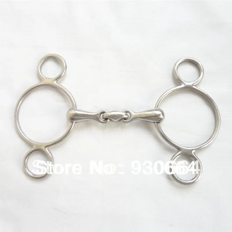 Stainless Steel Continental Gag Bit Horse Equipment Stainless Steel Continental Gag Bit Horse Equipment