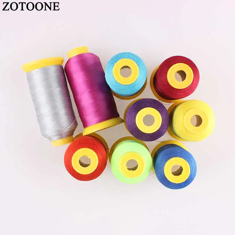 Швейная нить ZOTOONE 150D для ниток оверлока Полиэстровая швейная джинсы Garn Craft