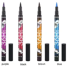 YANQINA, 36 H, 1 шт., жидкая подводка для глаз, Водостойкая Подводка для глаз, карандаш, черный, коричневый, макияж для глаз, стойкая косметика, красота, предметы первой необходимости