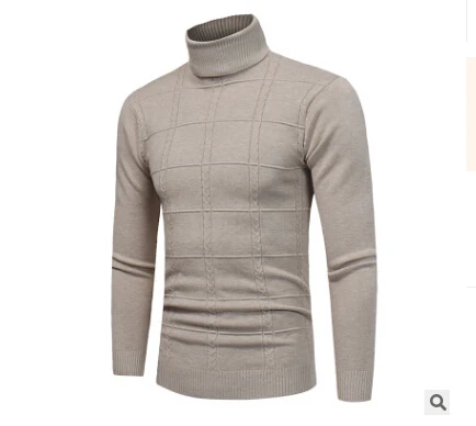 Mens Casual Slim Fit Pullover Sweater Knit Turtleneck Thermal Men's Merino Wool Turtleneck Sweater Classic Long Sleeve Pullover