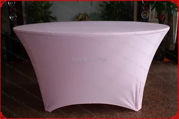 

Light Pink Lycra/Spandex Table Cover/Tablecloth/Table Runner/Chair Covers for Wedding/Hotel/Banquet/Party/Home decor&textile