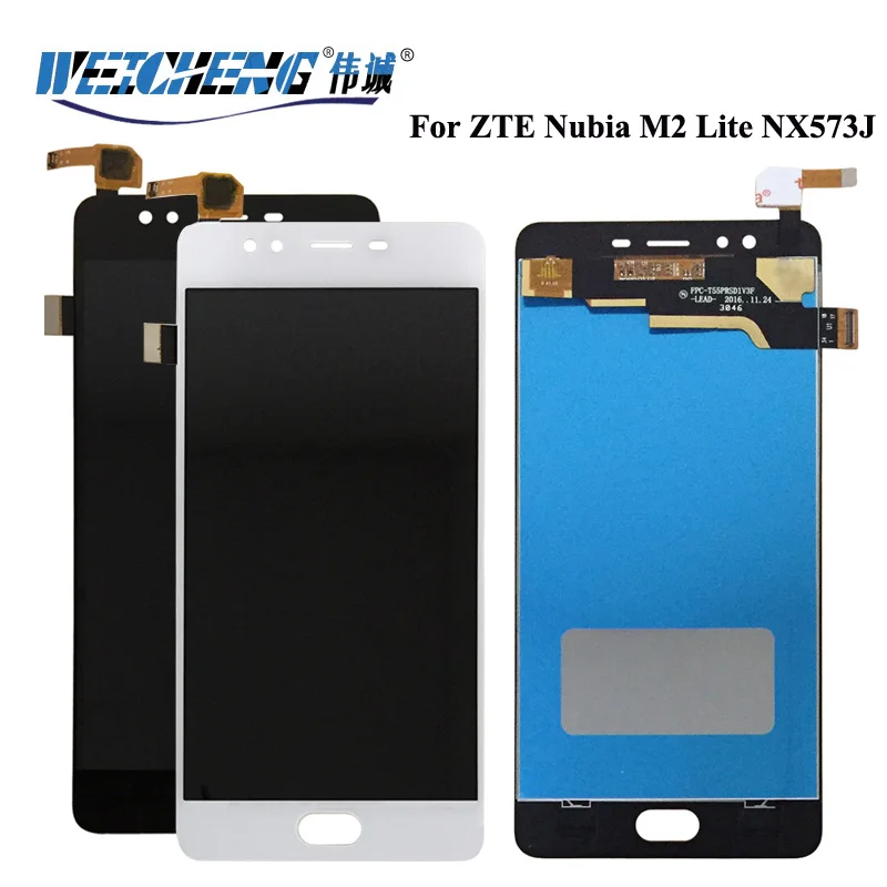 ЖК-дисплей WEICHENG NX573J ZTE Nubia M2 Lite + сенсорный экран в сборе для m2 lite Бесплатные