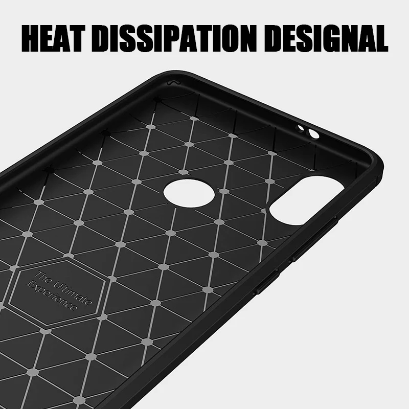 Tomkas Soft TPU Case For Xiaomi Mi 6X Case Silicone Luxury Full Cover Xiaomi Mi Max 2 Redmi 5A 5 Plus Case Brushed Carbon Fiber  (5)