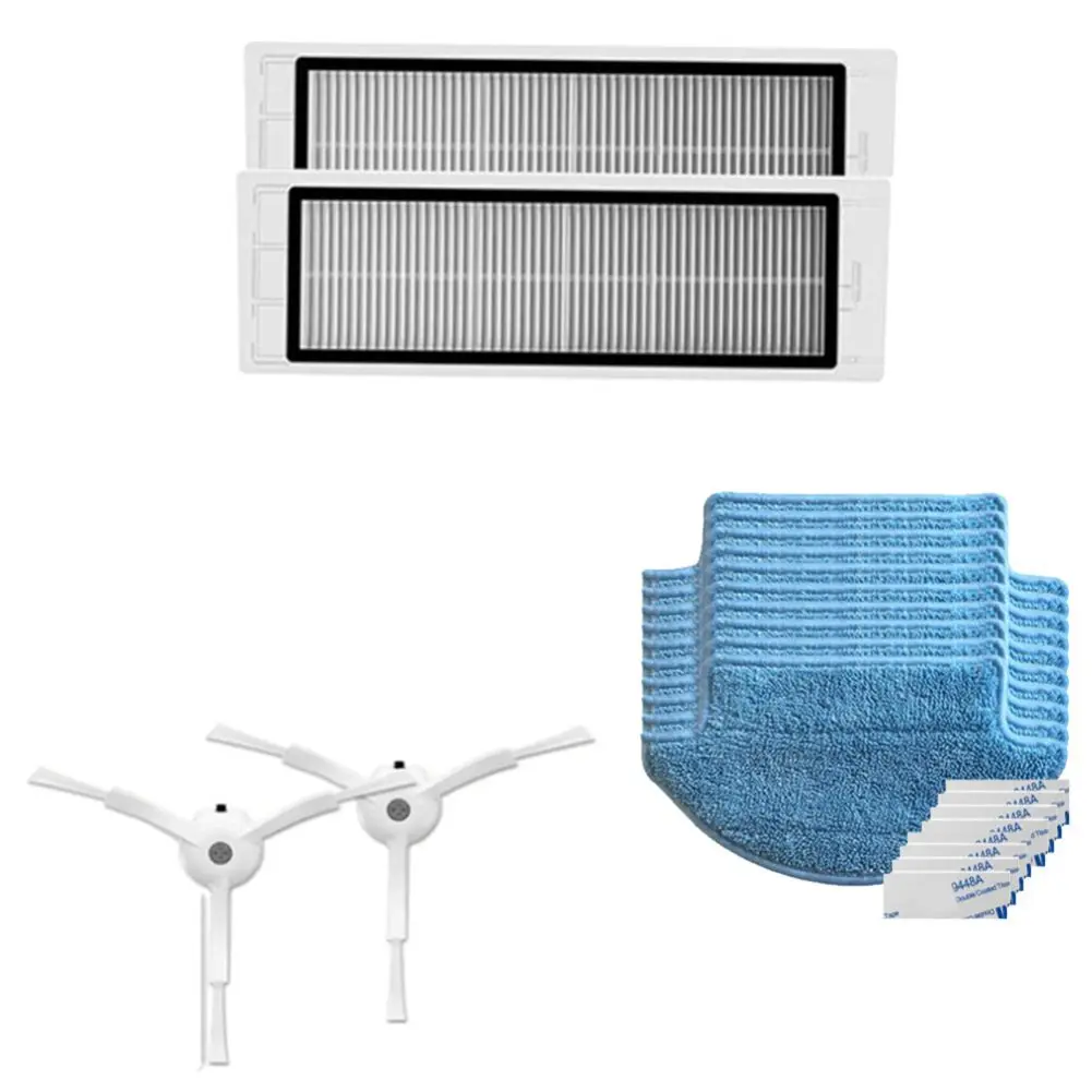 

For XIAOMI Mi Robot Vacuum Cleaner Part Kit mijia Side Brush HEPA Filter Main Brush Cleaning Tool Mop Cloths