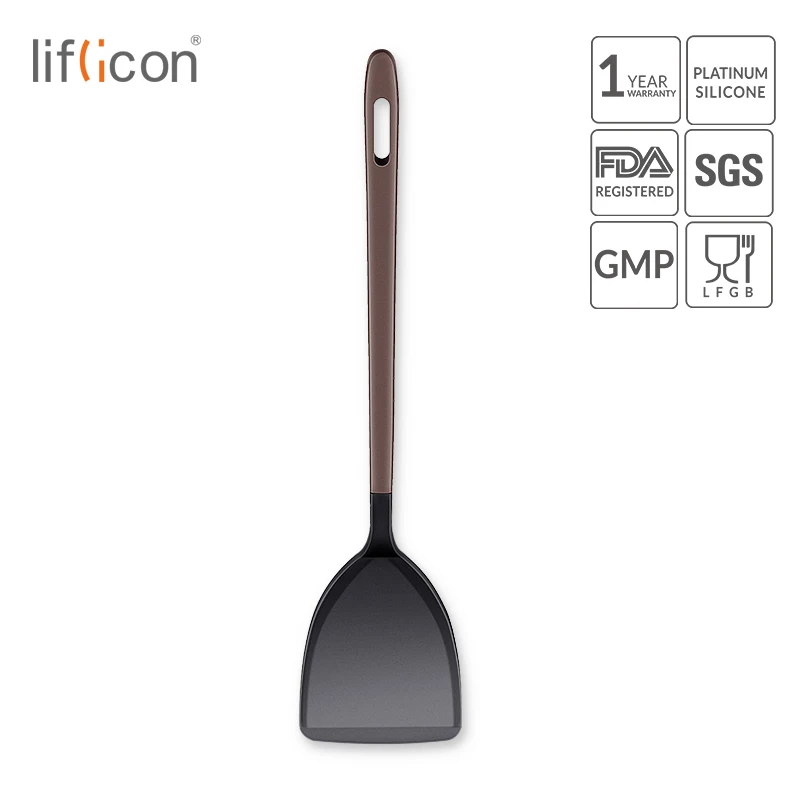 Шпатель Liflicon из пищевого силикона антипригарная кухонная утварь Гибкий шпатель