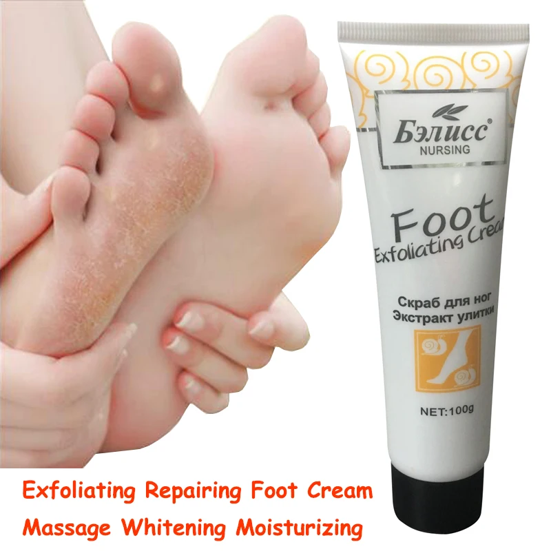 Snail Moisturizing Foot Exfoliating Cream Remove Dead Skin Whitening